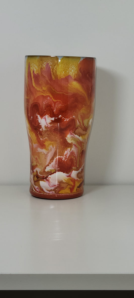 30 oz Modern curved Custom Colored Tumbler