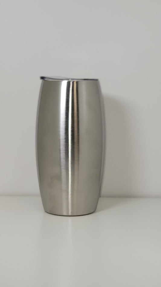 25 oz Blank  Wine Glass Stemless